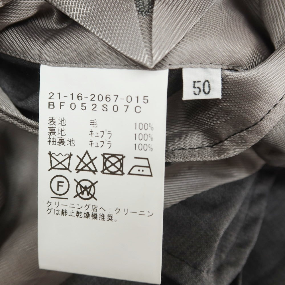 [Used] BEAMS F Wool Tailored Jacket Gray [50] [Condition Rank C] [Men&