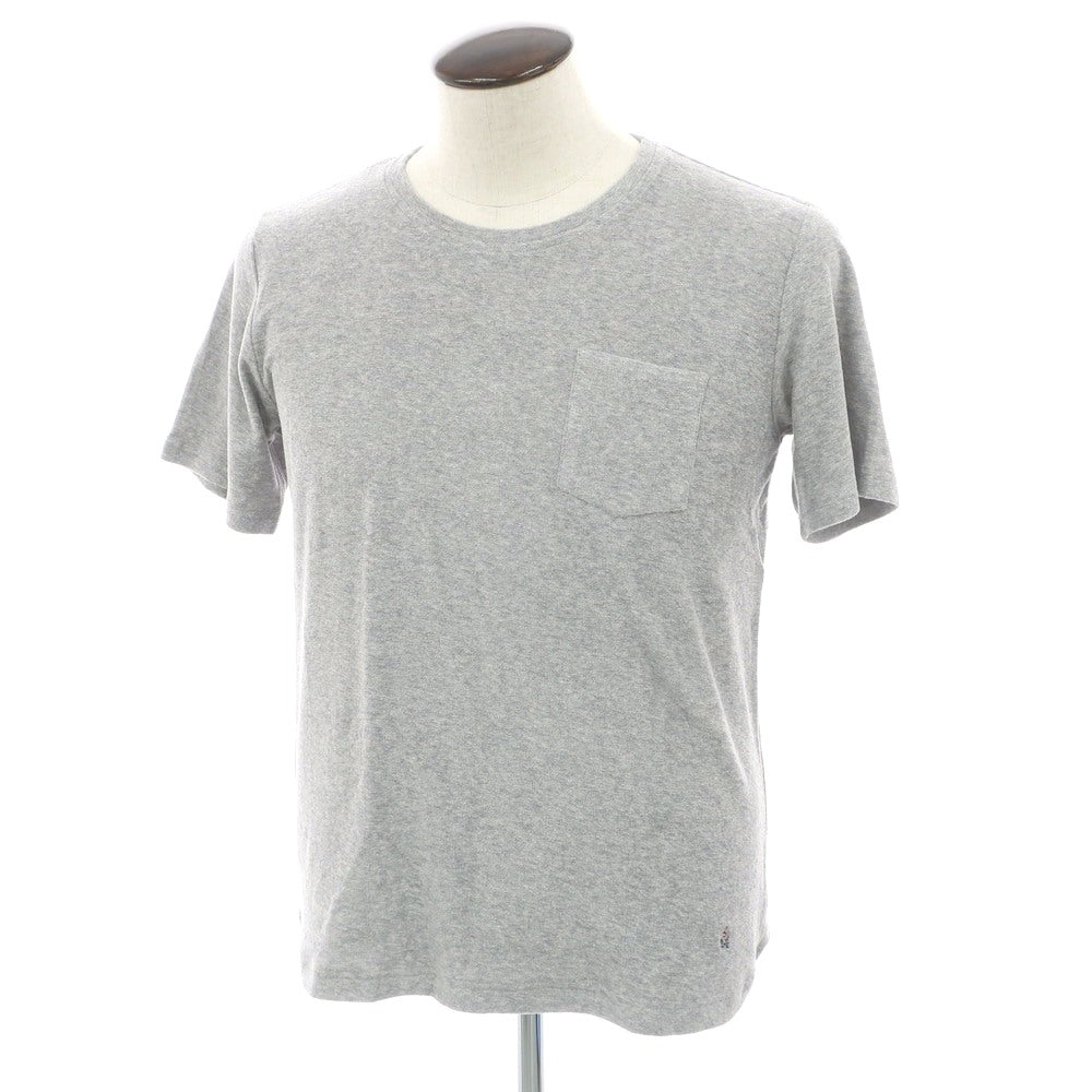 【中古】ギローバー GUY ROVER コットン パイル クルーネック ポケット 半袖Ｔシャツ グレー【 L 】【 状態ランクA 】【 メンズ 】