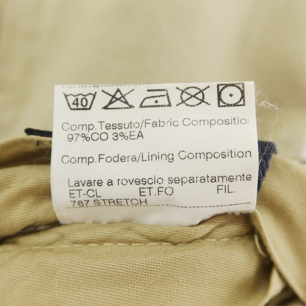 [Used] Germano GERMANO CITY Stretch Cotton Casual Slacks Pants Beige [50] [Condition Rank B] [Men&