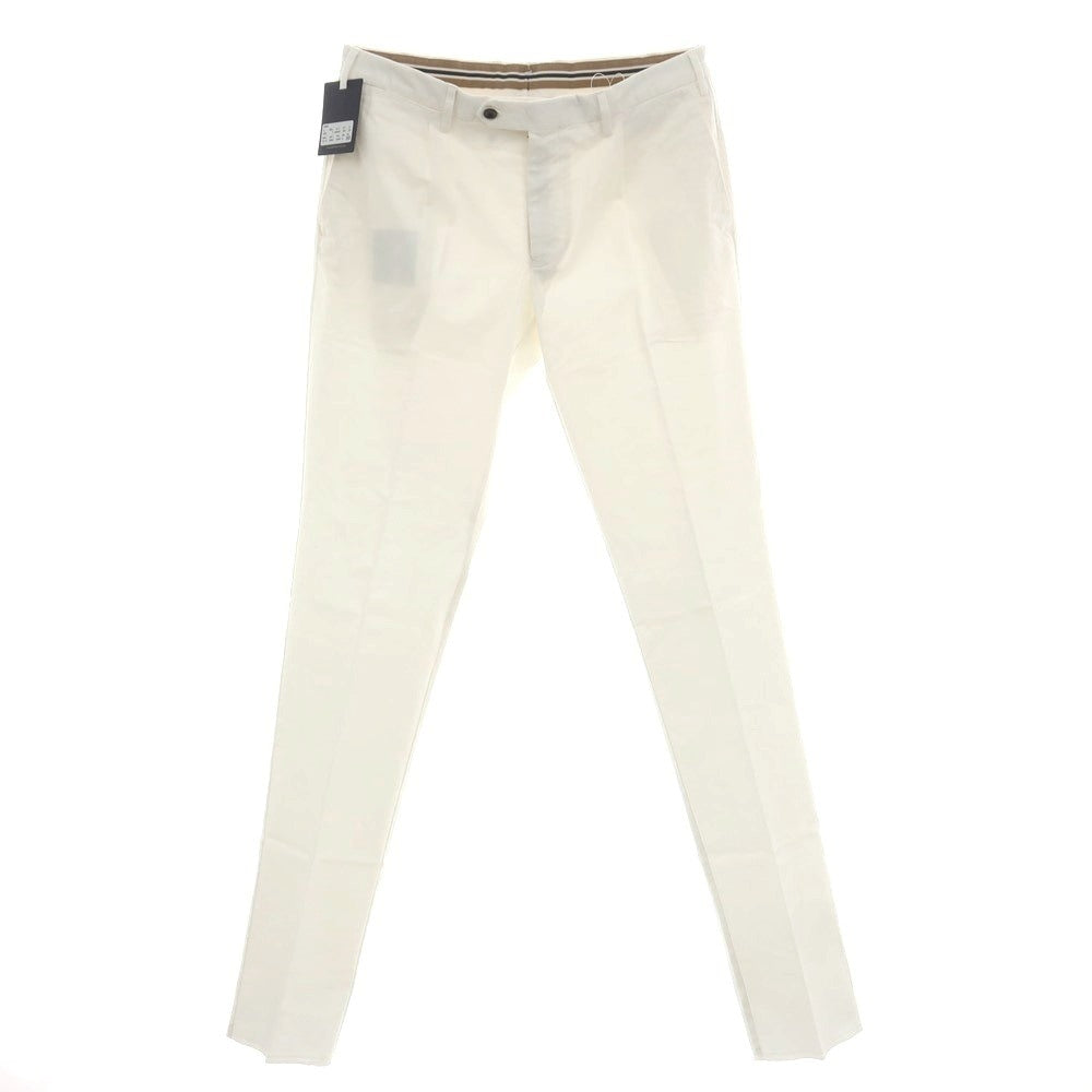 [Used] Germano GERMANO CITY Stretch Cotton Casual Slacks Pants White [50] [Condition Rank A] [Men&