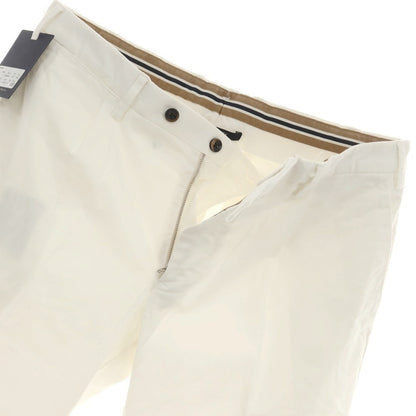 [Used] Germano GERMANO CITY Stretch Cotton Casual Slacks Pants White [50] [Condition Rank A] [Men&