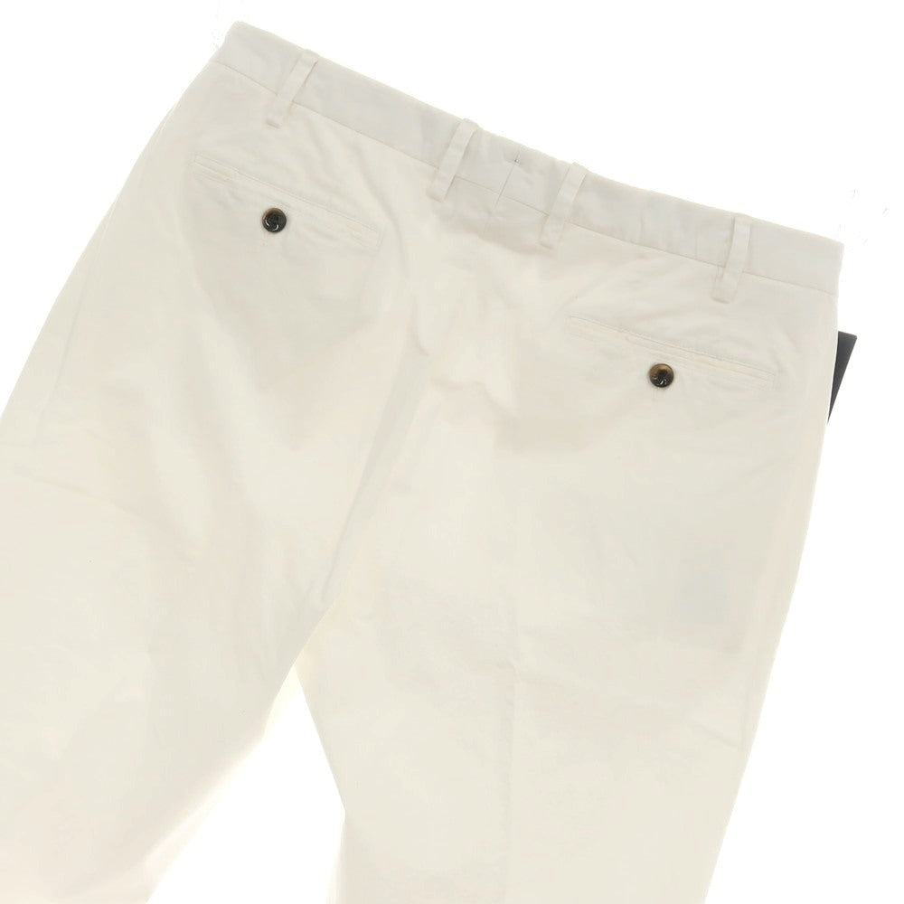 [Used] Germano GERMANO CITY Stretch Cotton Casual Slacks Pants White [50] [Condition Rank A] [Men&