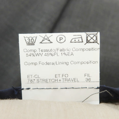 [Used] GERMANO TRAVEL Stretch Wool Polyester Easy Slacks Pants Dark Gray [50] [Condition Rank B] [Men&