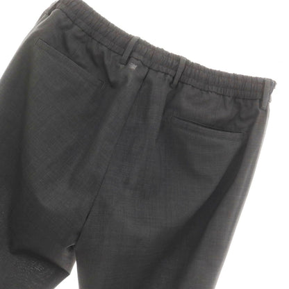 [Used] GERMANO TRAVEL Stretch Wool Polyester Easy Slacks Pants Dark Gray [50] [Condition Rank B] [Men&