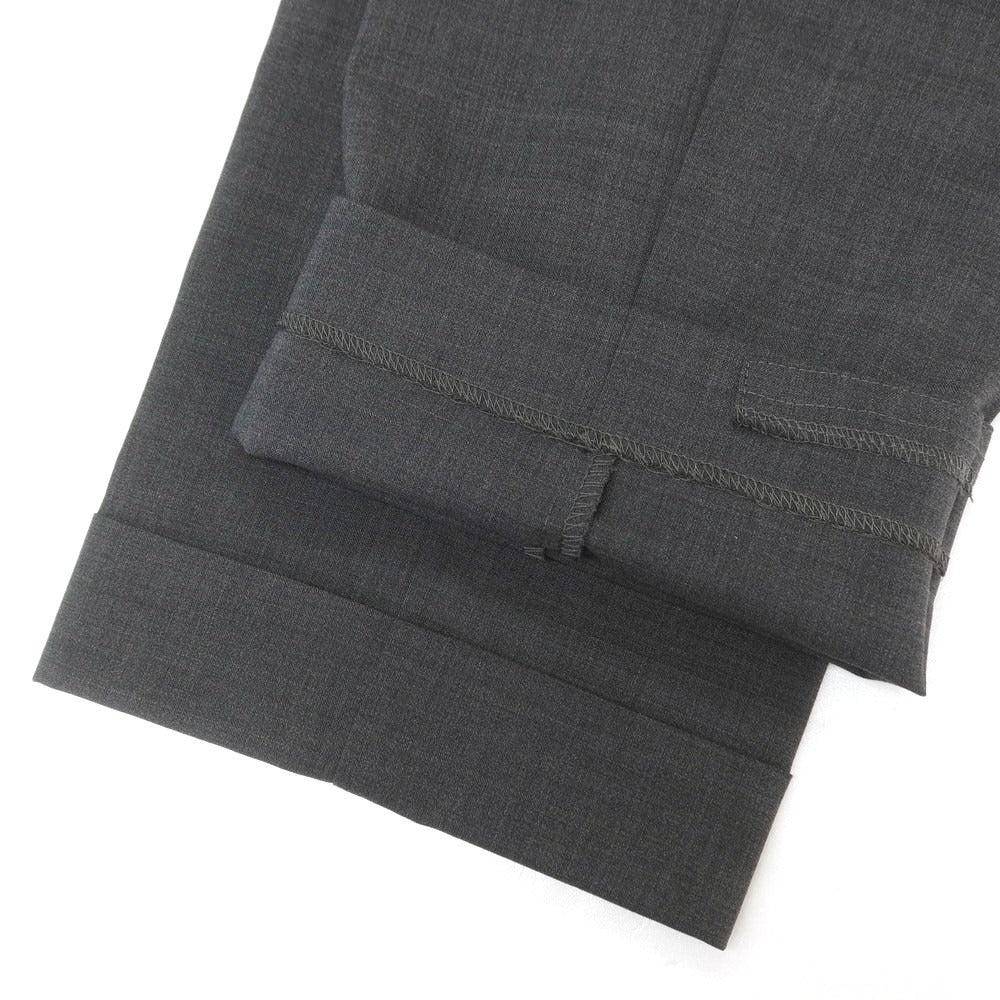 [Used] GERMANO TRAVEL Stretch Wool Polyester Easy Slacks Pants Dark Gray [50] [Condition Rank B] [Men&