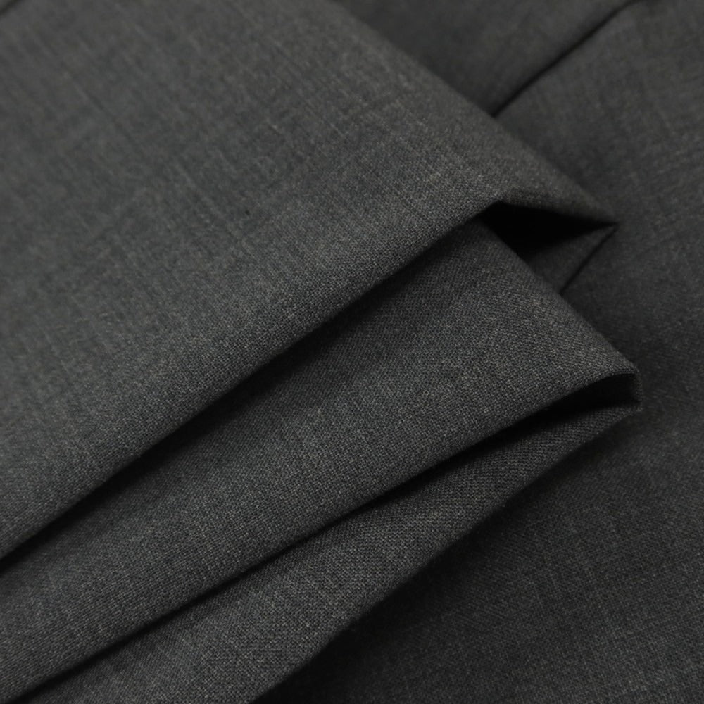 [Used] GERMANO TRAVEL Stretch Wool Polyester Easy Slacks Pants Dark Gray [50] [Condition Rank B] [Men&