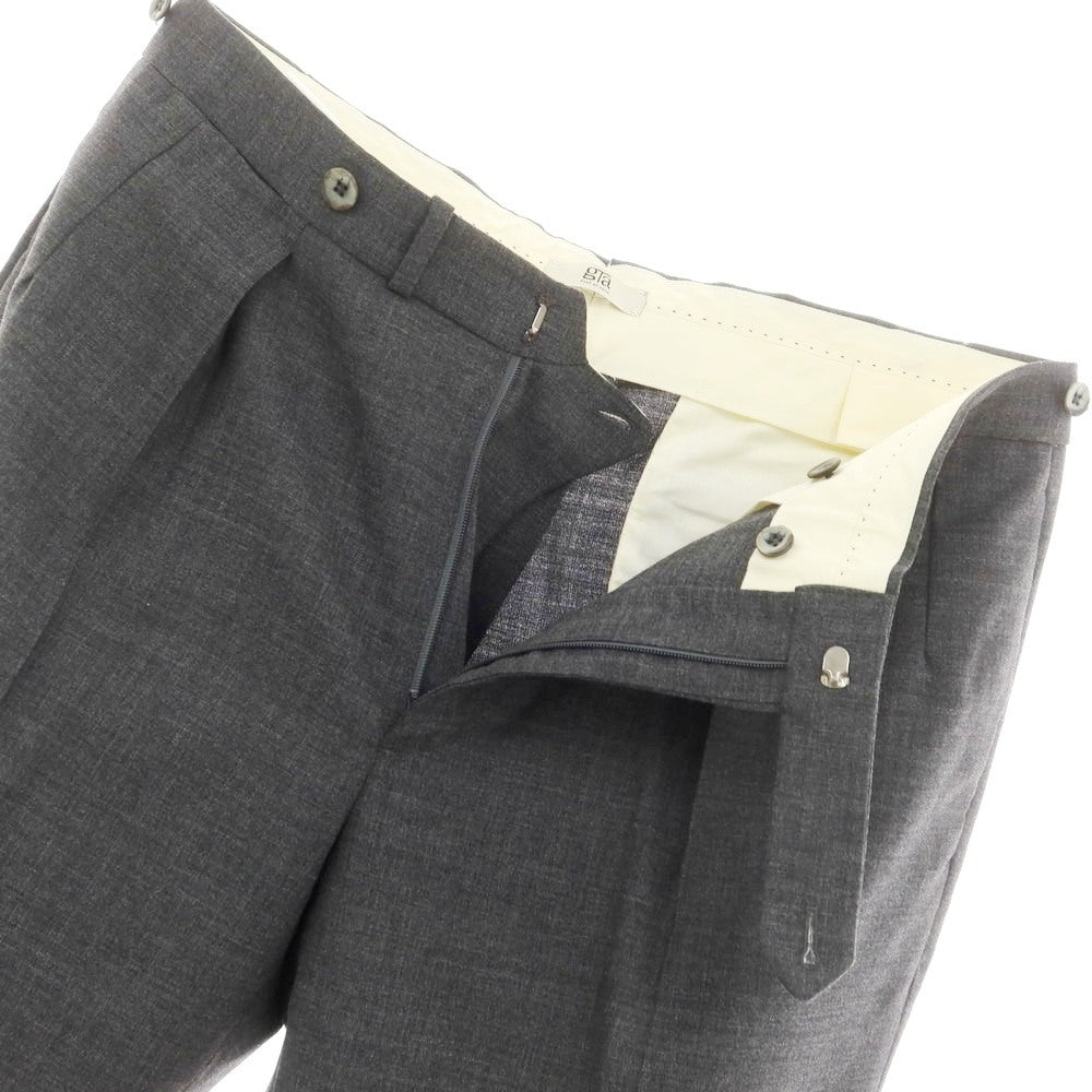 [Used] GTA Wool Dress Slacks Pants, Grey [50] [Condition Rank A] [Men&