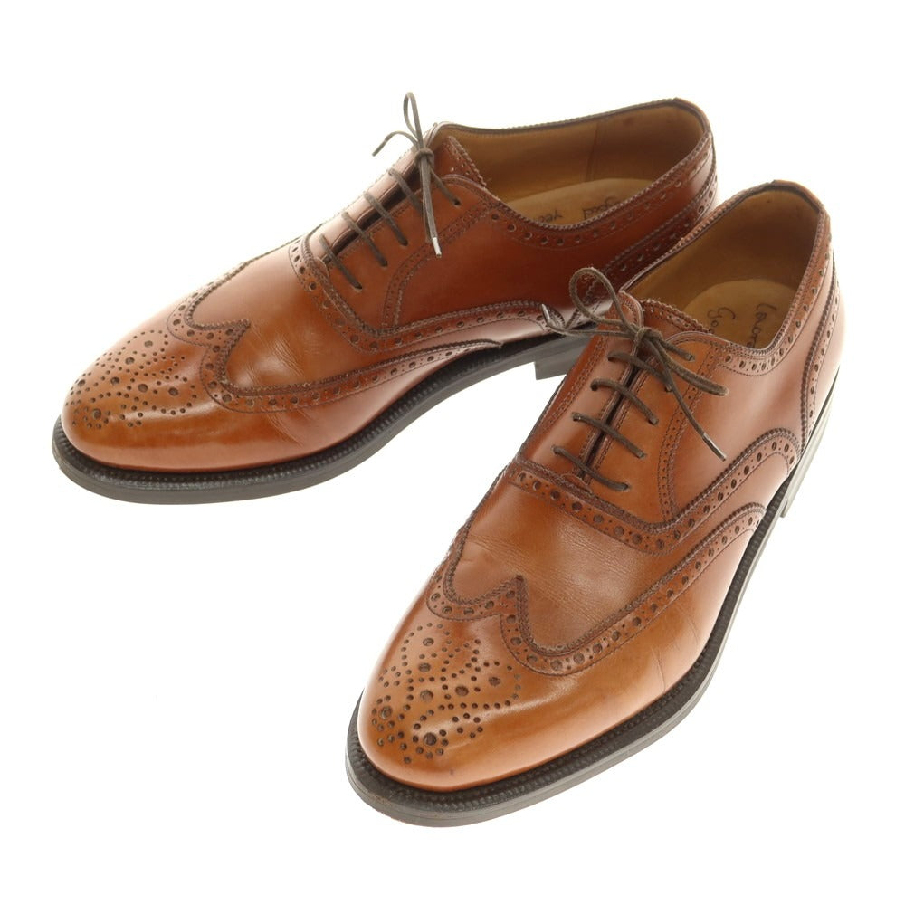 【中古】エンツォ ボナフェ Enzo Bonafe ウイングチップ ドレスシューズ ブラウン【 8 】【 状態ランクB 】【 メンズ 】