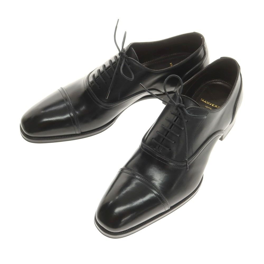 【中古】マックスヴェッレ MAXVERRE ストレートチップ ドレスシューズ ブラック【 7 1/2 】【 状態ランクA 】【 メンズ 】