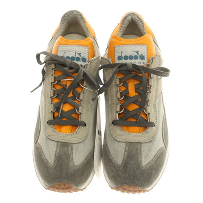 【中古】【未使用】ディアドラ Diadora EQUIPE DIRTY STONE WASH USED加工 スニーカー グレー【 27 】【 状態ランクS 】【 メンズ 】