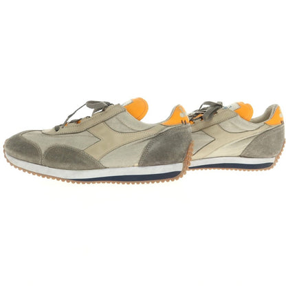 【中古】【未使用】ディアドラ Diadora EQUIPE DIRTY STONE WASH USED加工 スニーカー グレー【 27 】【 状態ランクS 】【 メンズ 】