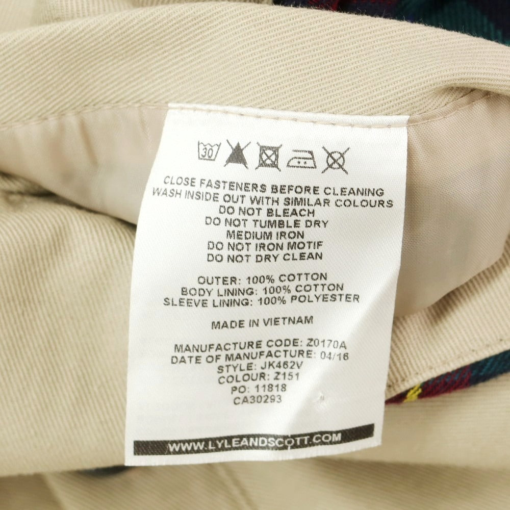 [Used] LYLE &amp;amp; SCOTT Twill Cotton Swing Top Beige [S] [Condition Rank B] [Men&