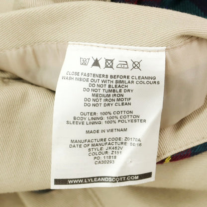 [Used] LYLE &amp;amp; SCOTT Twill Cotton Swing Top Beige [S] [Condition Rank B] [Men&
