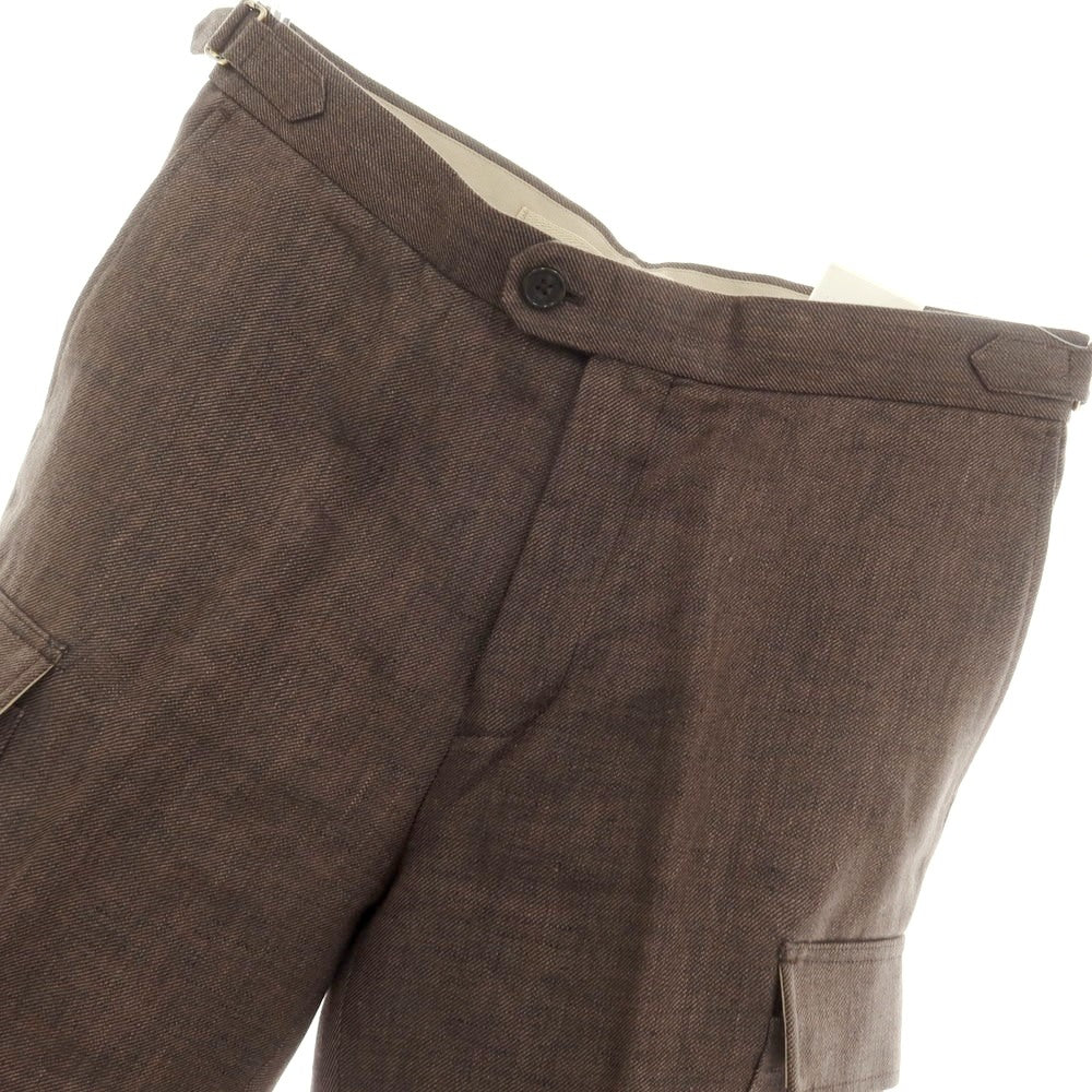 [Used] Banana Republic Linen Cargo Slacks Pants Brown [31] [Condition Rank A] [Men&