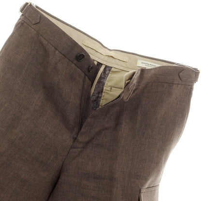 [Used] Banana Republic Linen Cargo Slacks Pants Brown [31] [Condition Rank A] [Men&