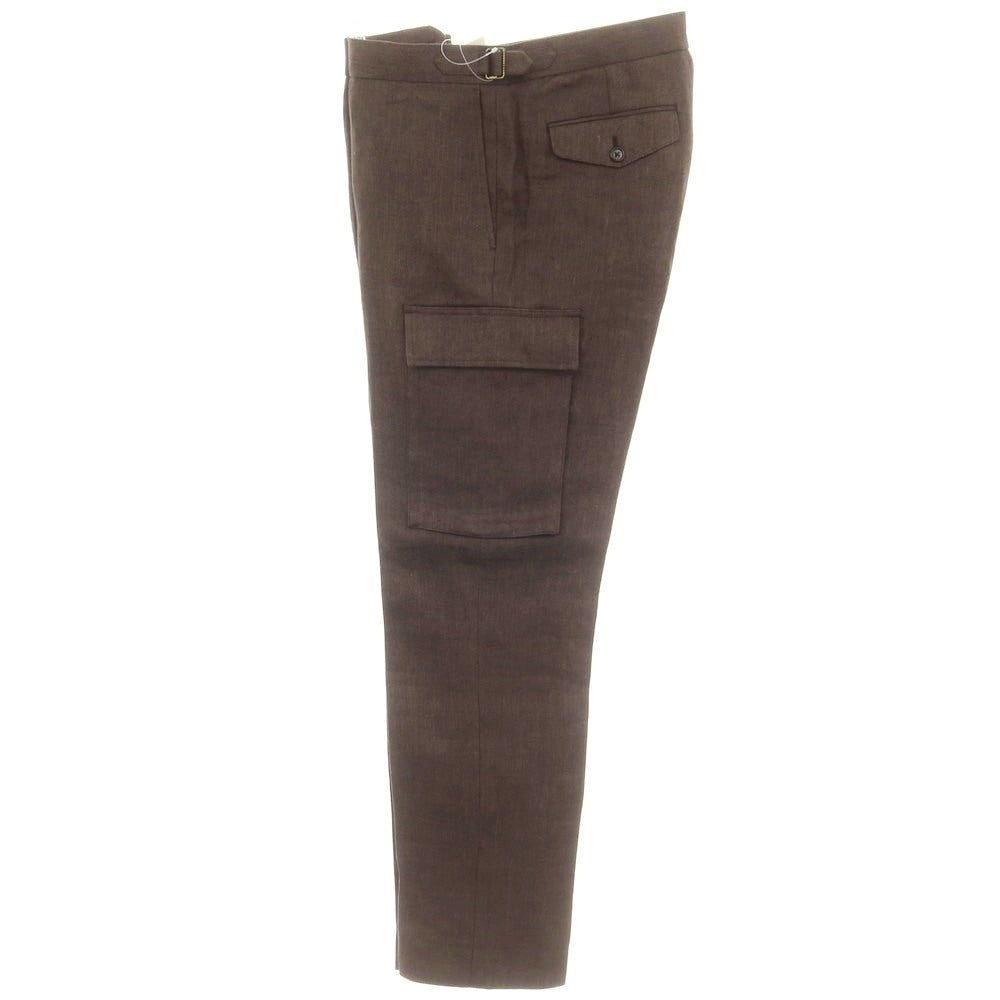 [Used] Banana Republic Linen Cargo Slacks Pants Brown [31] [Condition Rank A] [Men&