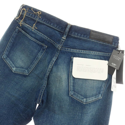 【中古】【未使用】クロ KURO コットン ジーンズ デニムパンツ ネイビーインディゴ【 31 】【 状態ランクS 】【 メンズ 】