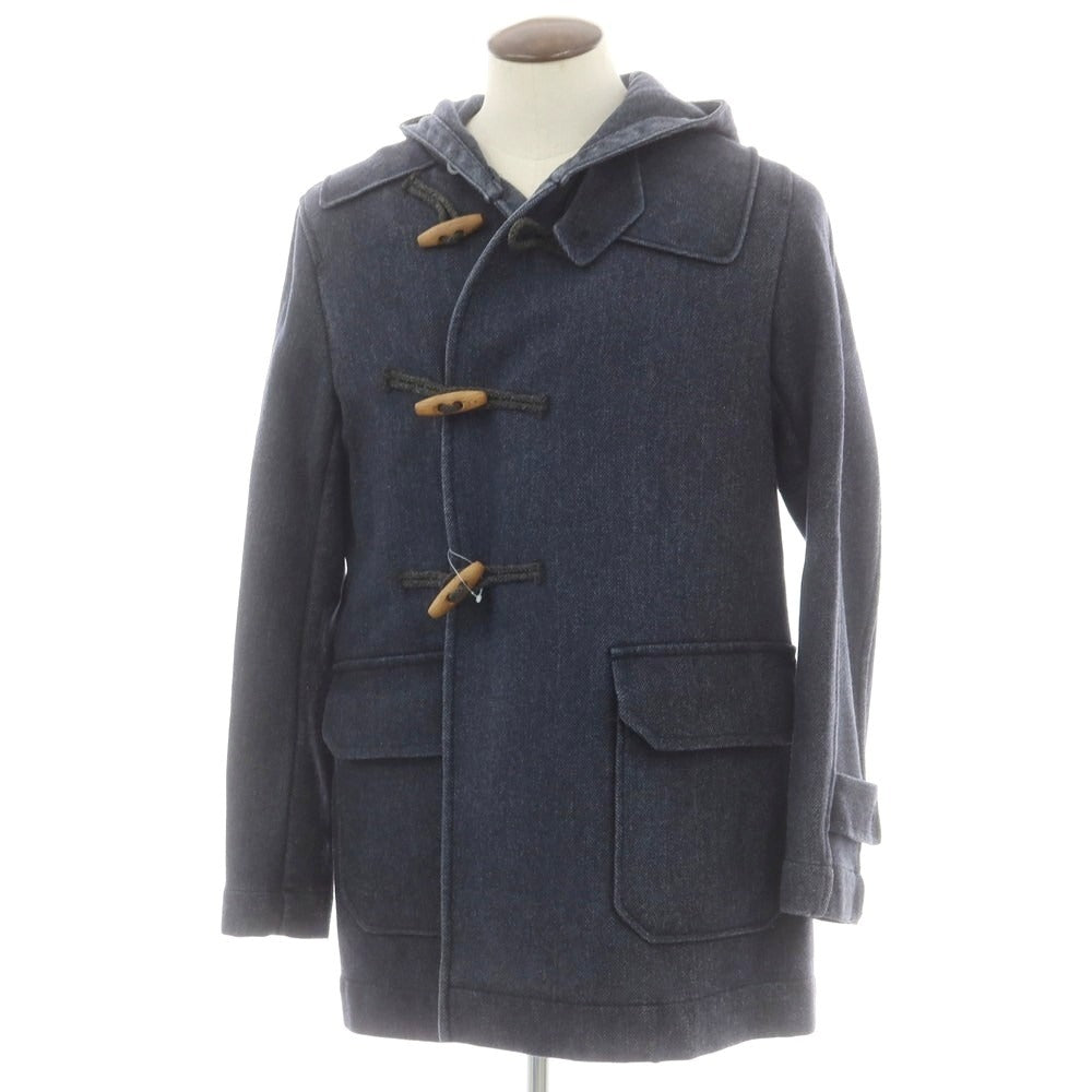 【中古】ボリオリ BOGLIOLI T.SUZUKI ウールポリエステル ダッフルコート ネイビー【サイズL】【 状態ランクB 】【 メンズ 】[DPD]
