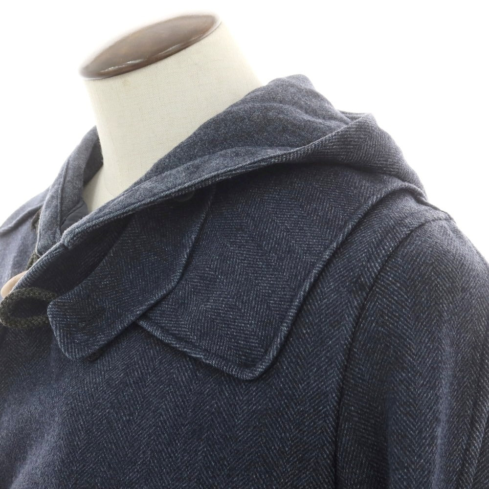 【中古】ボリオリ BOGLIOLI T.SUZUKI ウールポリエステル ダッフルコート ネイビー【サイズL】【 状態ランクB 】【 メンズ 】[DPD]