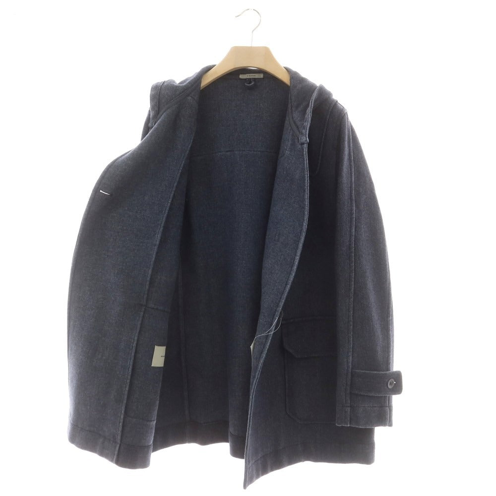 【中古】ボリオリ BOGLIOLI T.SUZUKI ウールポリエステル ダッフルコート ネイビー【サイズL】【 状態ランクB 】【 メンズ 】[DPD]