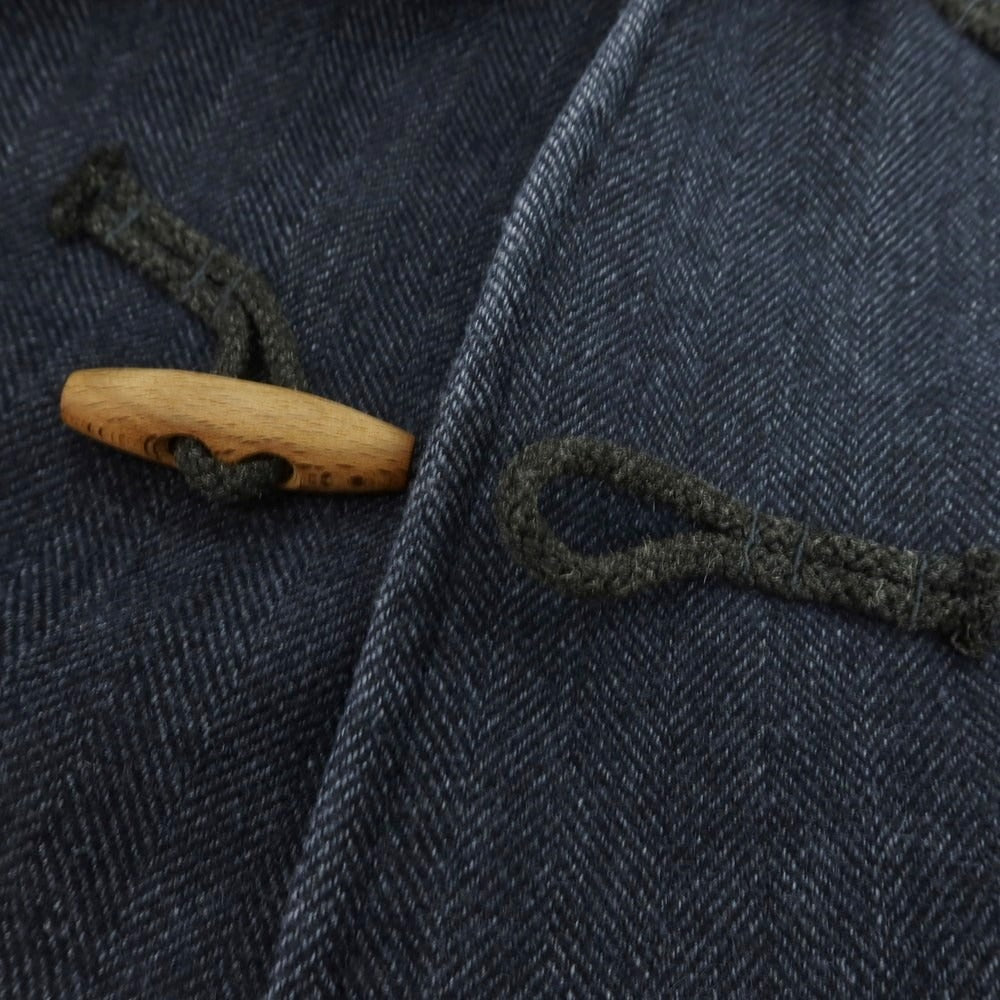 【中古】ボリオリ BOGLIOLI T.SUZUKI ウールポリエステル ダッフルコート ネイビー【 L 】【 状態ランクB 】【 メンズ 】