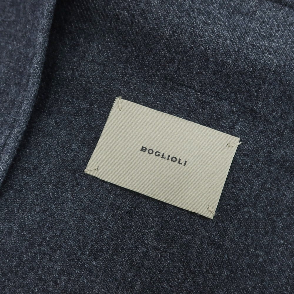 【中古】ボリオリ BOGLIOLI T.SUZUKI ウールポリエステル ダッフルコート ネイビー【サイズL】【 状態ランクB 】【 メンズ 】[DPD]