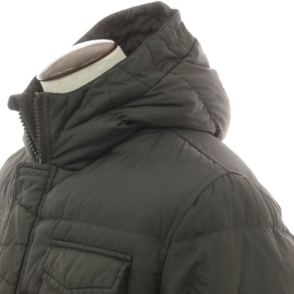 【中古】ヘルノ Herno ナイロン ダウンコート ダークオリーブ【 52 】【 状態ランクC 】【 メンズ 】