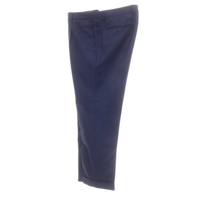 [Used] TAGLIATORE Herringbone Wool 3-Button Suit Navy Blue [52] [Condition Rank B] [Men&