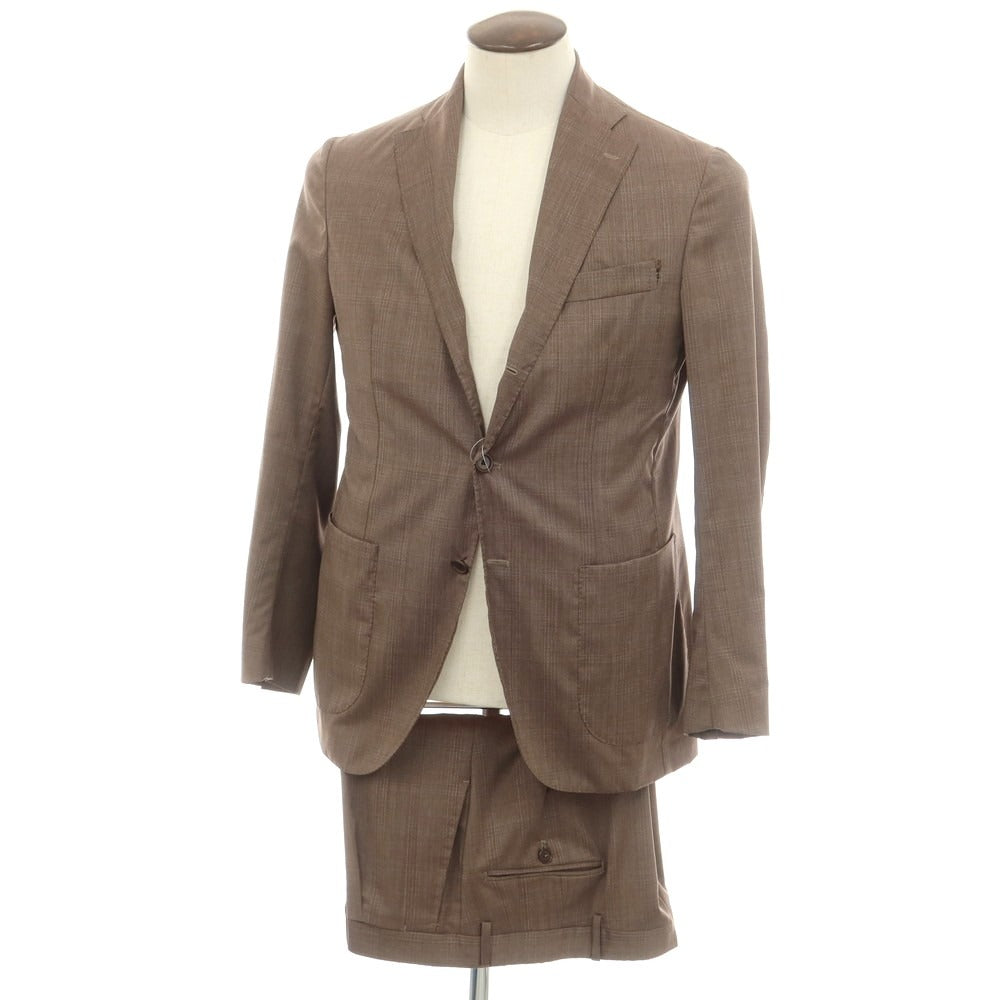 [Used] DE PETRILLO Wool 3-Button Suit Brown [50] [Condition Rank C] [Men&