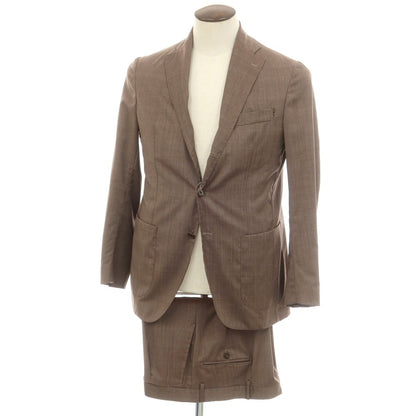 [Used] DE PETRILLO Wool 3-Button Suit Brown [50] [Condition Rank C] [Men&