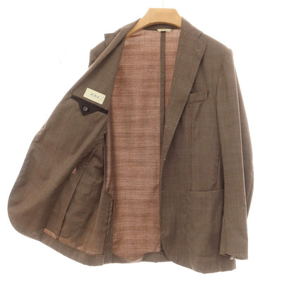 [Used] DE PETRILLO Wool 3-Button Suit Brown [50] [Condition Rank C] [Men&