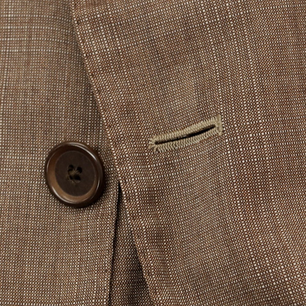 [Used] DE PETRILLO Wool 3-Button Suit Brown [50] [Condition Rank C] [Men&