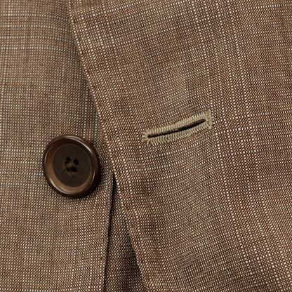 [Used] DE PETRILLO Wool 3-Button Suit Brown [50] [Condition Rank C] [Men&