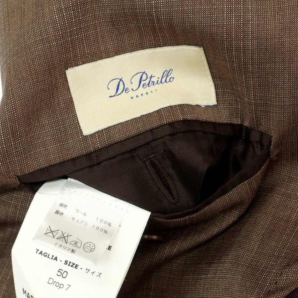 [Used] DE PETRILLO Wool 3-Button Suit Brown [50] [Condition Rank C] [Men&
