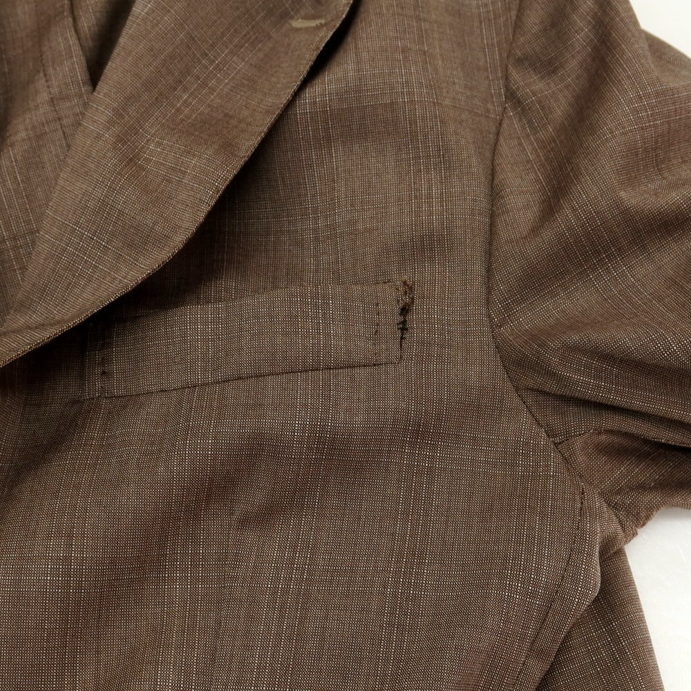 [Used] DE PETRILLO Wool 3-Button Suit Brown [50] [Condition Rank C] [Men&
