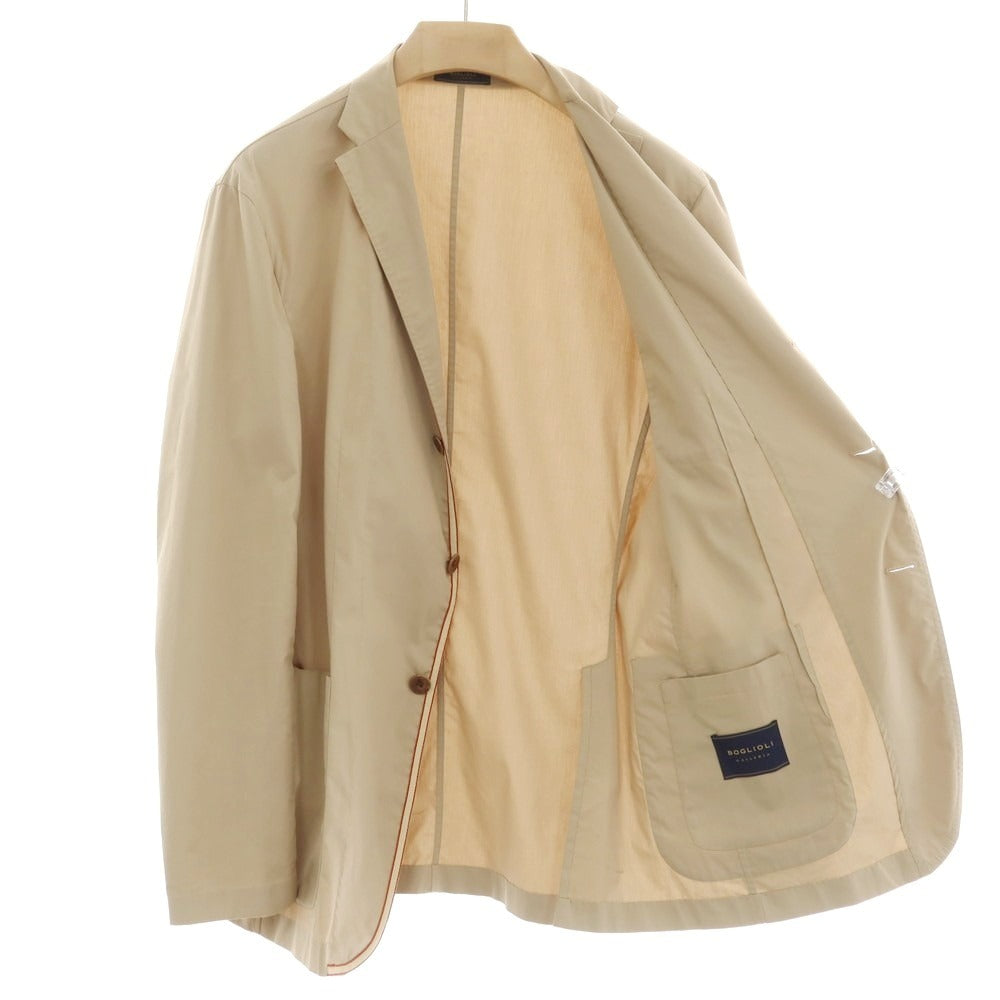 [Used] BOGLIOLI stretch cotton casual jacket, beige [52] [Condition: C] [Men&
