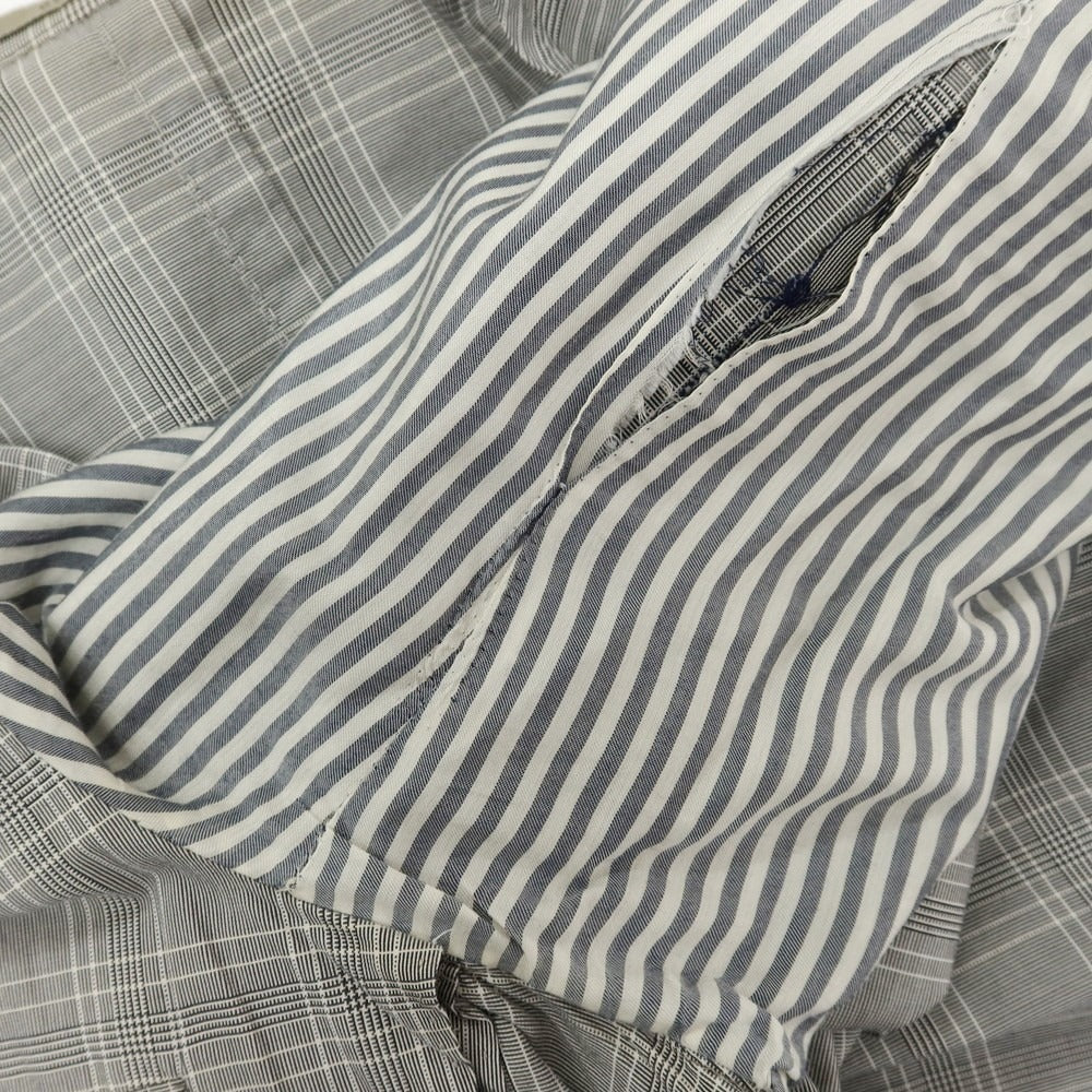 [Used] BOGLIOLI DOVER Cotton Check Casual Jacket Gray [50] [Condition Rank C] [Men&