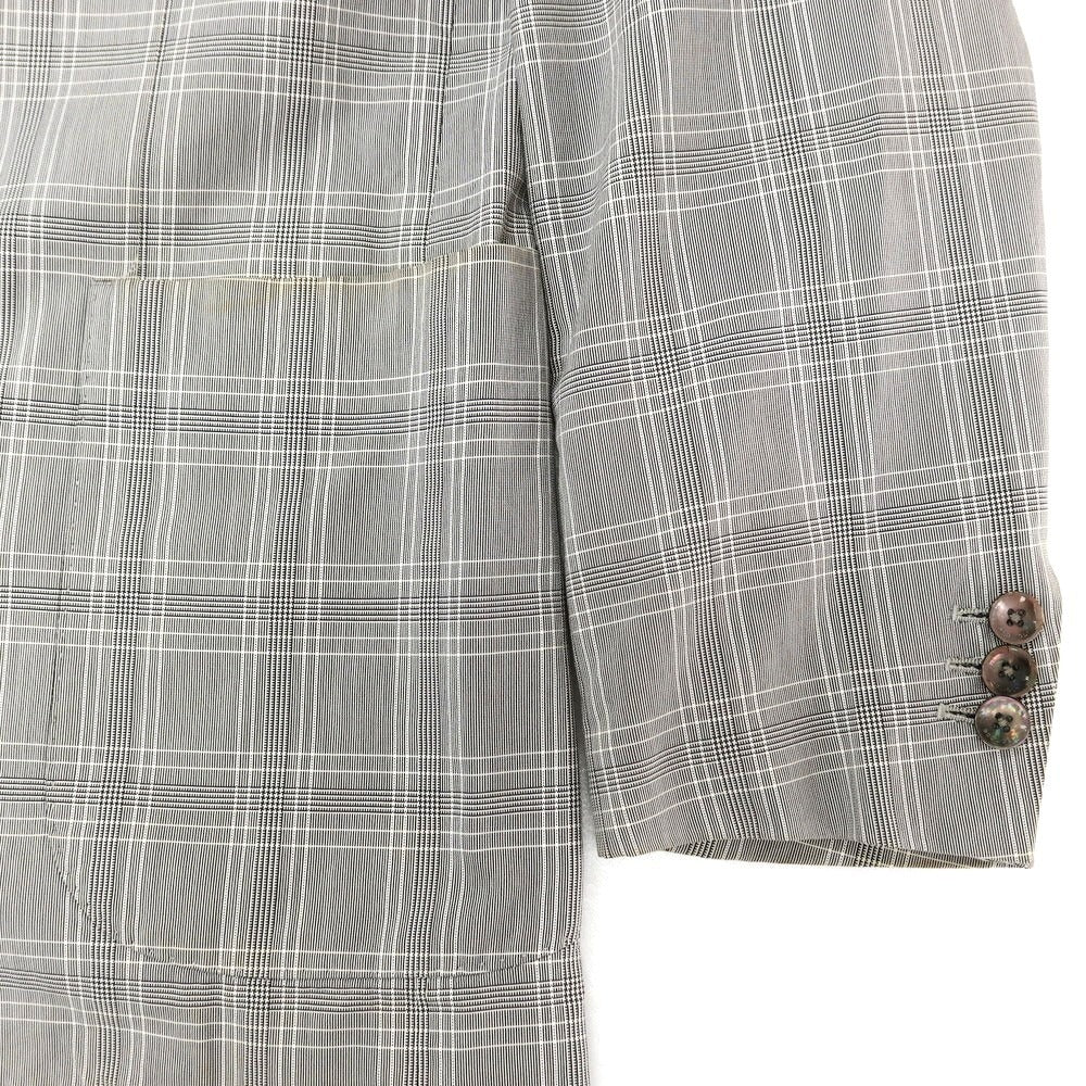 [Used] BOGLIOLI DOVER Cotton Check Casual Jacket Gray [50] [Condition Rank C] [Men&