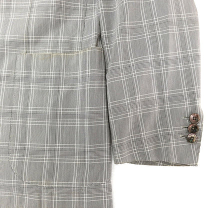 [Used] BOGLIOLI DOVER Cotton Check Casual Jacket Gray [50] [Condition Rank C] [Men&