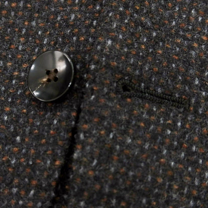 【中古】ラルディーニ LARDINI ウール テーラードジャケット グレーxブラウン【 42 】【 状態ランクB 】【 メンズ 】