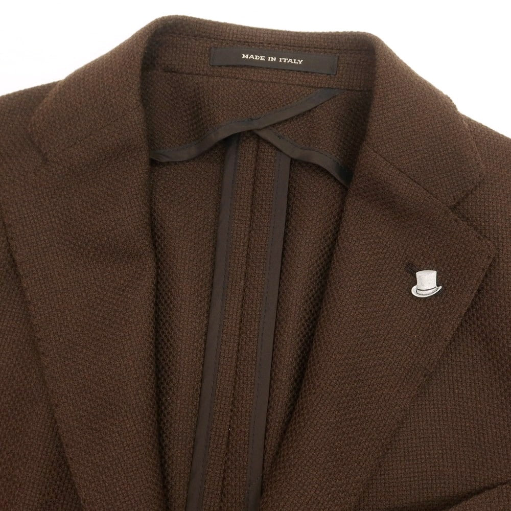 【中古】タリアトーレ TAGLIATORE ウール テーラードジャケット ブラウン【サイズ44】【 状態ランクB 】【 メンズ 】[BPD]