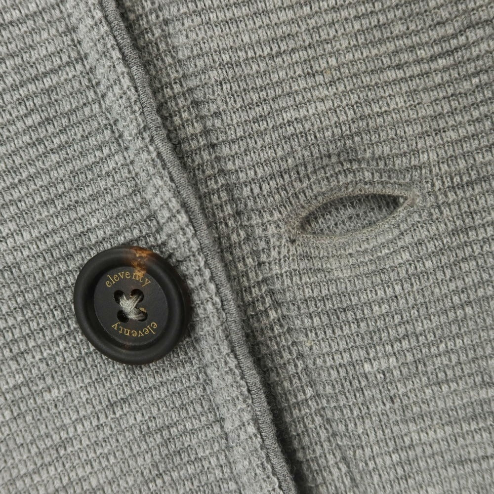 [Used] eleventy Cotton Knit Jacket Gray [XS] [Condition Rank B] [Men&