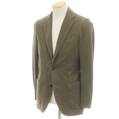 [Used] LARDINI Cotton Jersey Casual Jacket Olive [44] [Condition Rank D] [Men&
