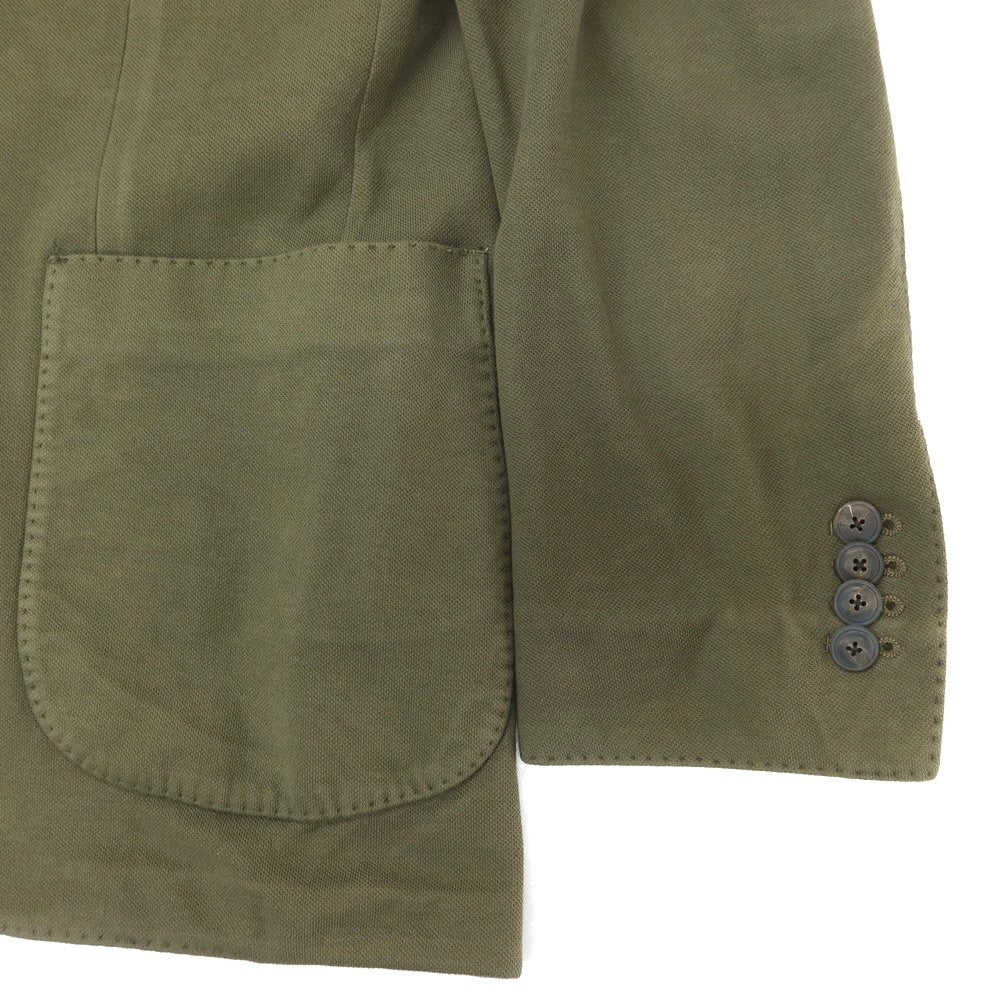 [Used] LARDINI Cotton Jersey Casual Jacket Olive [44] [Condition Rank D] [Men&