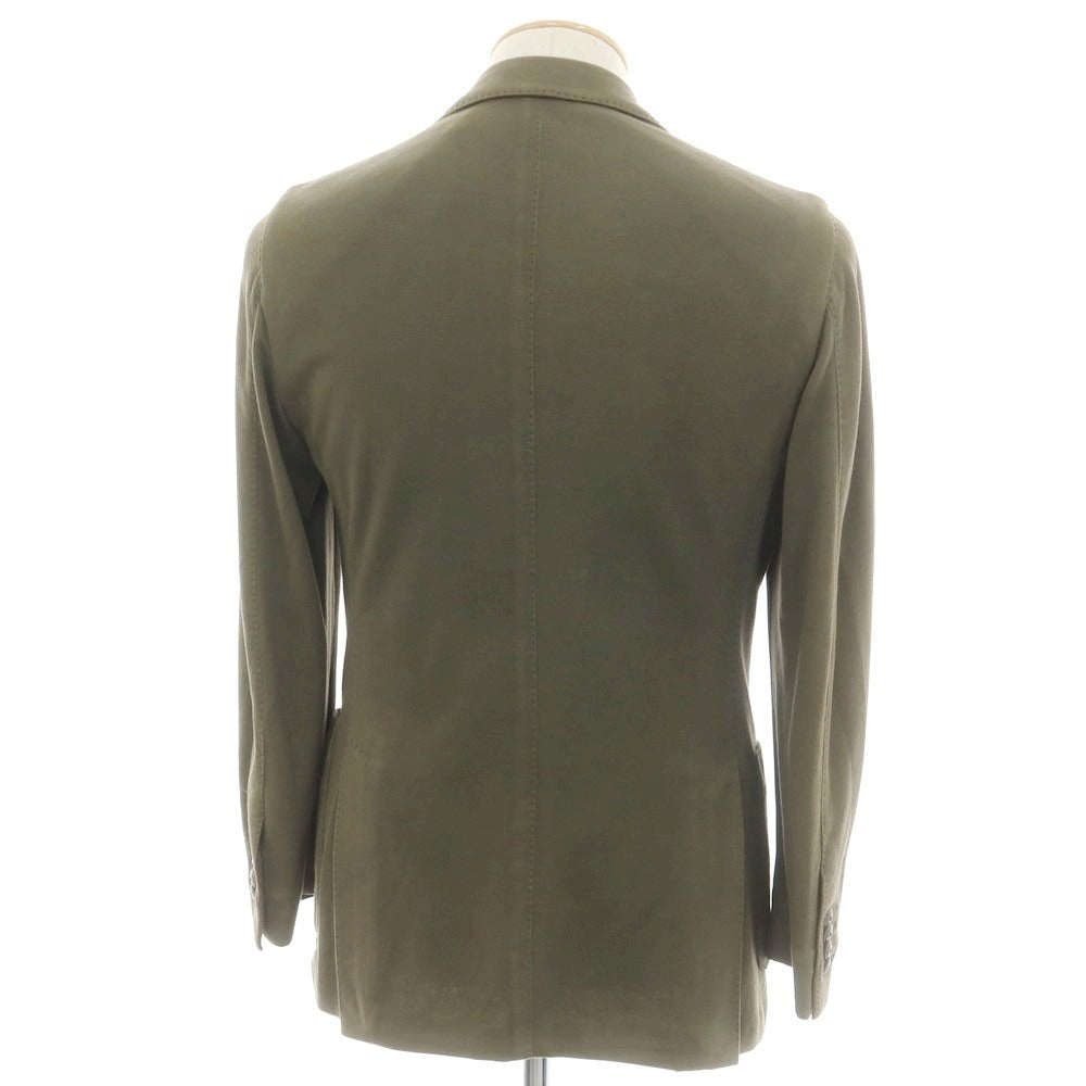 [Used] LARDINI Cotton Jersey Casual Jacket Olive [44] [Condition Rank D] [Men&