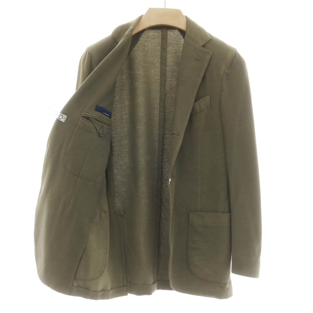 [Used] LARDINI Cotton Jersey Casual Jacket Olive [44] [Condition Rank D] [Men&