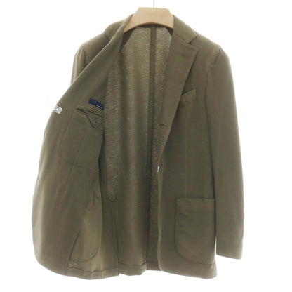 [Used] LARDINI Cotton Jersey Casual Jacket Olive [44] [Condition Rank D] [Men&