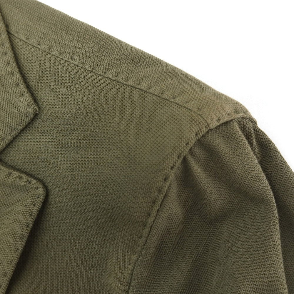 [Used] LARDINI Cotton Jersey Casual Jacket Olive [44] [Condition Rank D] [Men&