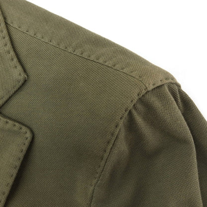 [Used] LARDINI Cotton Jersey Casual Jacket Olive [44] [Condition Rank D] [Men&