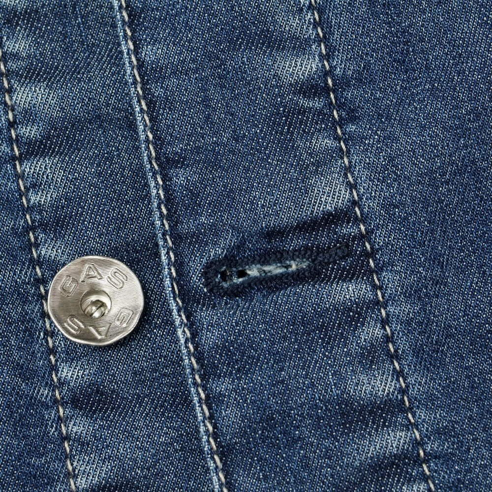 [Used] GAS Stretch Denim Jacket Navy [46] [Condition Rank B] [Men&